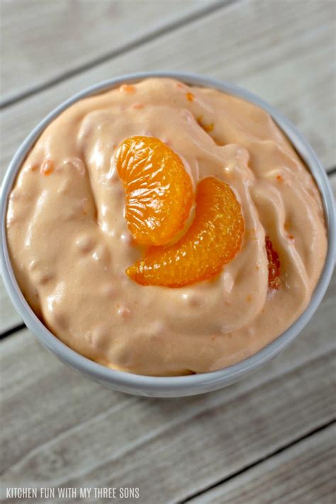 Easy Orange Creamsicle Salad Recipe Kitchen Fun With My 3 Sons