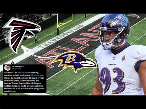 Atlanta Falcons Sign Calais Campbell YouTube