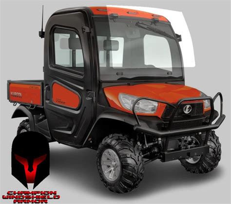 Diy Precut Tint Champion Windshield Armor For Kubota Utv Rtv 1100c