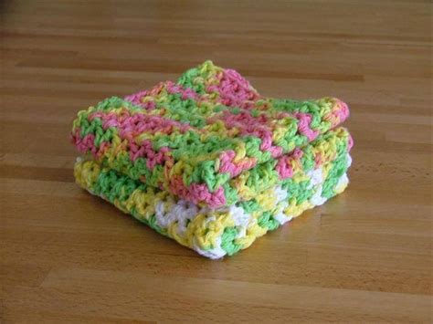 Quick Easy Crochet Dishcloth