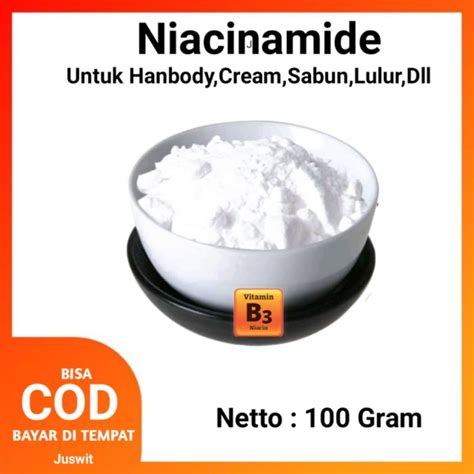 Jual Cod Vitamin B3 Niacinamide Vit B3 Powder 100 Gram