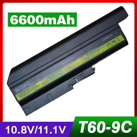 6600mah Laptop Battery For Lenovo Ibm Thinkpad R60 R60e T60p Z60m Z61m Z61p R61e R61i T61p