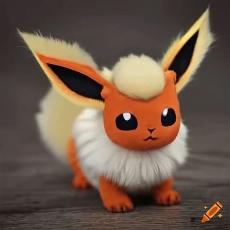 Close Up Portrait Of A Cute Flareon On Craiyon