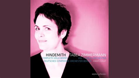 Hindemith Trauermusik For Viola And String Orchestra YouTube