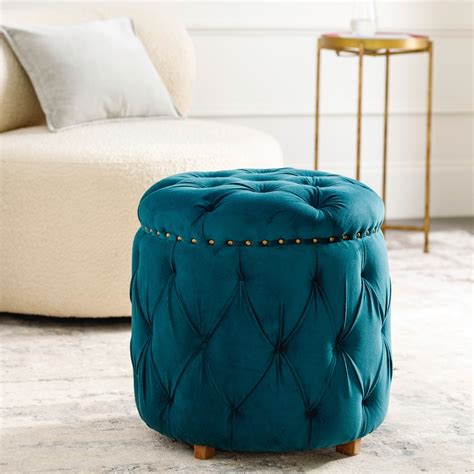 15 Collection Of Dark Green Ottomans