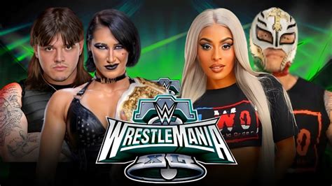 Rhea Ripley Dominik Mysterio Vs Zelina Vega Rey Mysterio Full Match