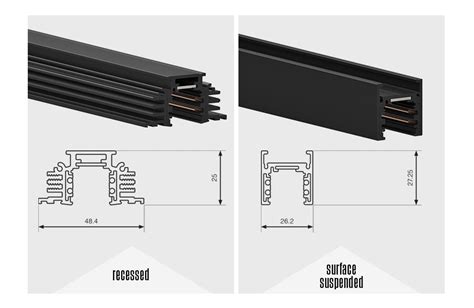 Multitrack Magnetic Lighting Tracks