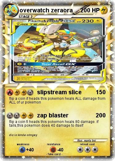 Pokémon Overwatch Zeraora Slipstream Slice My Pokemon Card