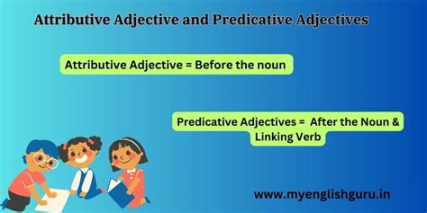 What Is Attributive Adjective And Predicative Adjectives My English