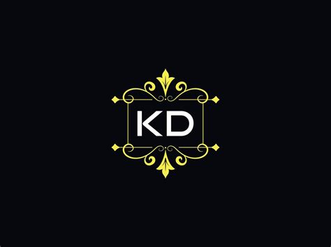 Stylish Kd Luxury Logo, Typography Kd Logo Letter Design 17392656 Vector Art at Vecteezy