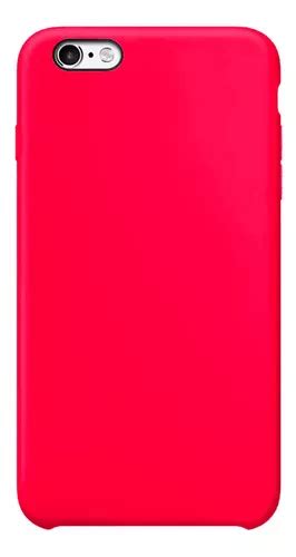 Capa Capinha Silicone Veludo Compatível iPhone 6s Plus Cor Rosa