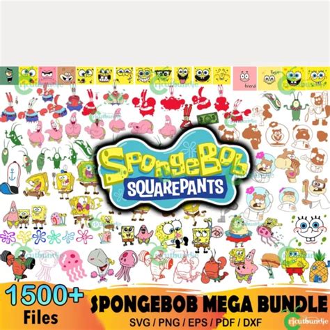 Spongebob Mega Bundle Spongebob Svg Gary Svg Spongebob Png My XXX Hot Girl