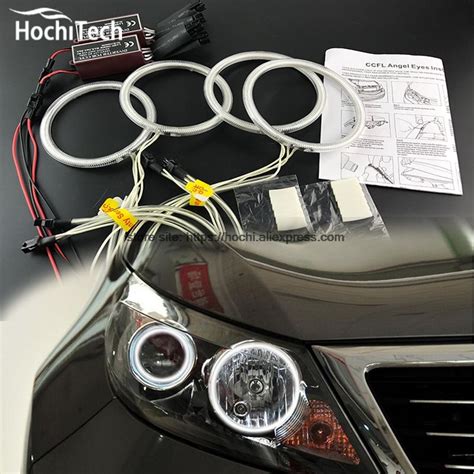 Hochitech Excellent Ccfl Angel Eyes Kit Ultra Bright Headlight Illumination For Kia Sportage