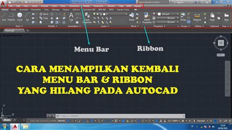 Cara Memunculkan Menu Toolbar Di Autocad Imagesee Riset