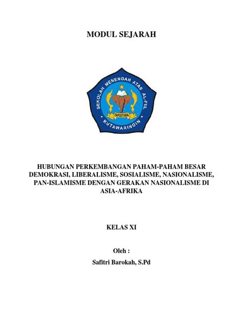 Modul Sejarah Kelas Xi Pdf