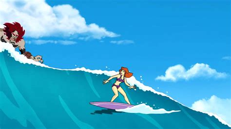 Daphne Blake Surfing In Aloha Scooby Doo 50 By Steamanddieselman On