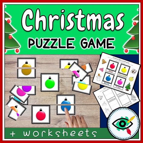 Christmas Puzzle game Printable