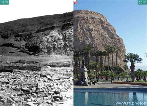 Before And After Morro De Arica