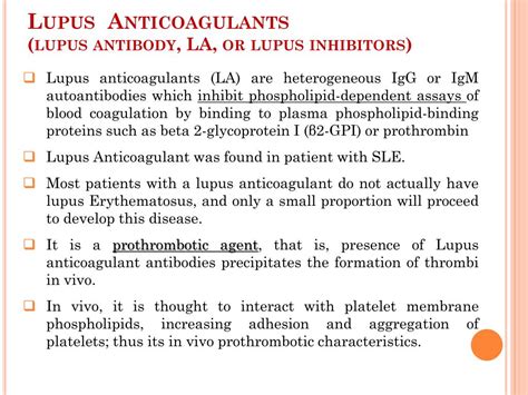 PPT - Lupus Anticoagulant PowerPoint Presentation, free download - ID ...