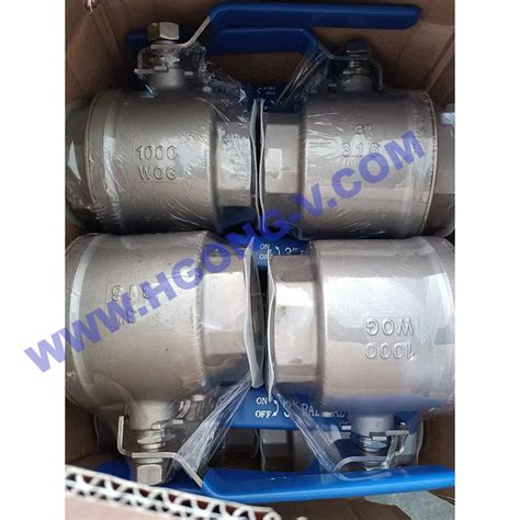 Din Api Pneumatic Stainless Steel Npt Three Way Thread Ball