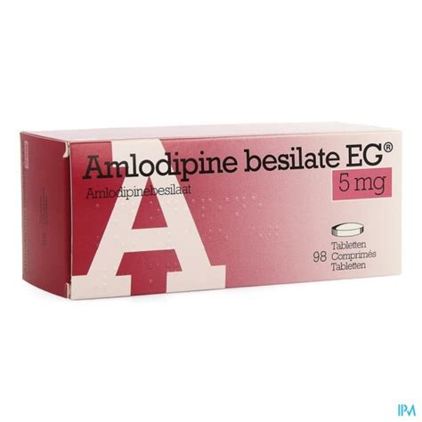 AMLODIPINE BESILATE EG TABL 98X5MG Apotheek Thiels