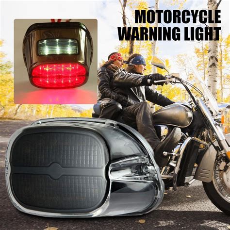 Tail Light Brake Turn Signal Smoke Lens For Harley Tour Road King Glide