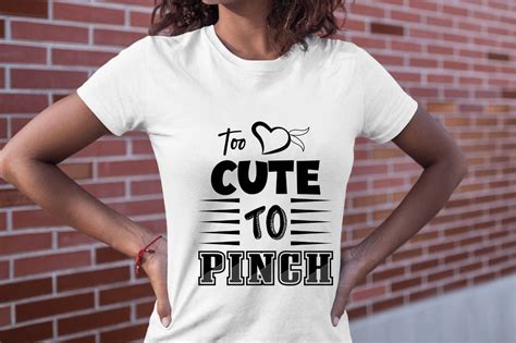 Too Cute To Pinch Svg T Shirt Design Graphic By Ujjal Mia · Creative