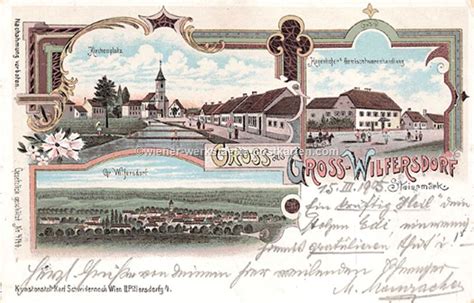 Litho Gross Wilfersdorf 1905 Wiener Werkstätte Postkarten