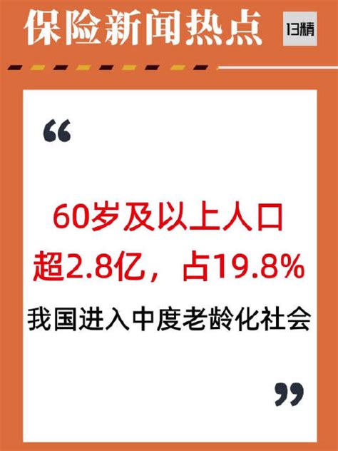 60岁及以上人口超2 8亿占19 8 我国进入中度老龄化社会 老龄化社会 养老 新浪新闻