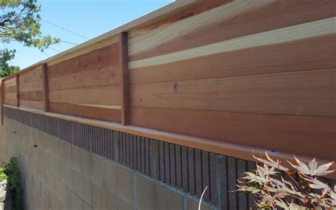 Wall Topper Horizontal Redwood Tongue And Groove Modern Wall