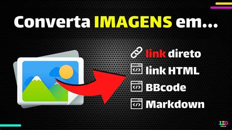 Como Converter IMAGEM EM LINK Ou Transformar Em HTML Online Pc Ou