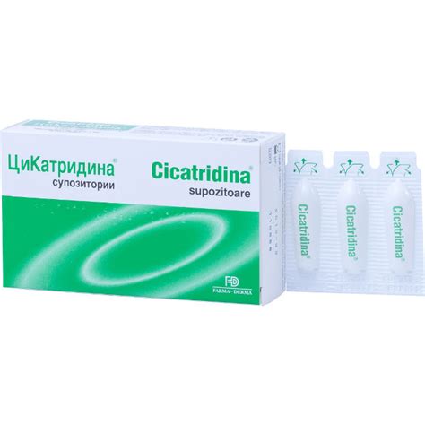 Cicatridina X Supozitoare Farma Derma