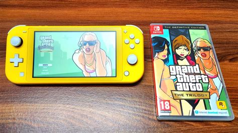 GTA TRILOGY San Andreas Gameplay Nintendo Switch Lite YouTube