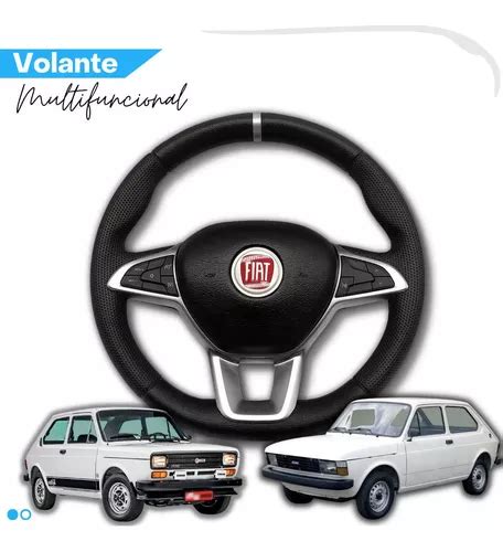 Volante Fiat Multifuncional Uno Siena Palio Comandos E Led