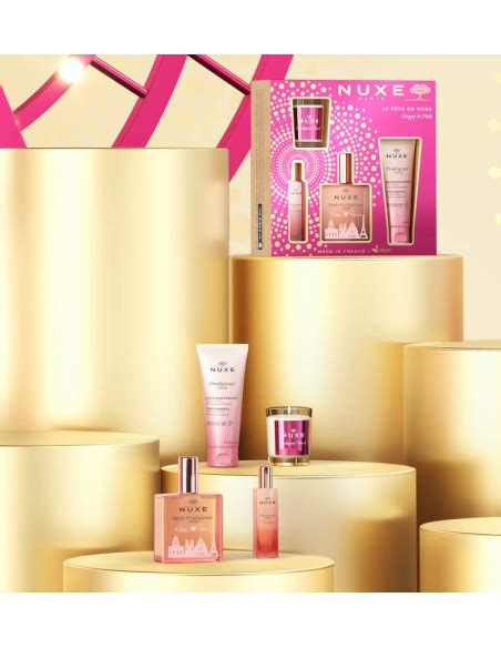 Nuxe Cofre Huile Prodigieuse La Fete En Rose Happy In Pink