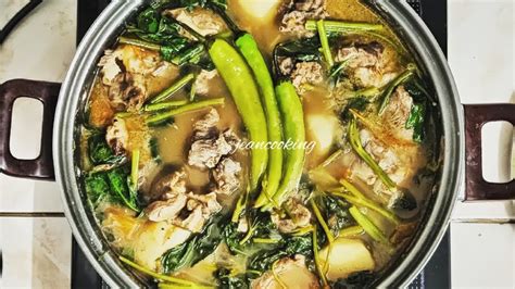 Pork Spare Ribs Sinigang Sinigang Na Ribs Ng Baboy Youtube