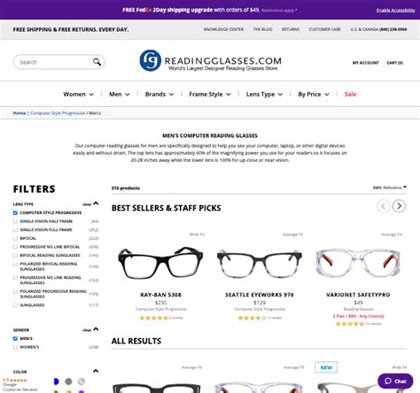 Computer Reading Glasses for Men | ReadingGlasses.com