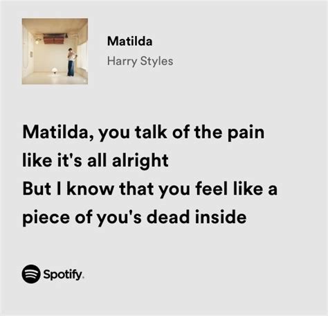 Matilda Pretty Lyrics Meaningful Lyrics Lyrics Aesthetic