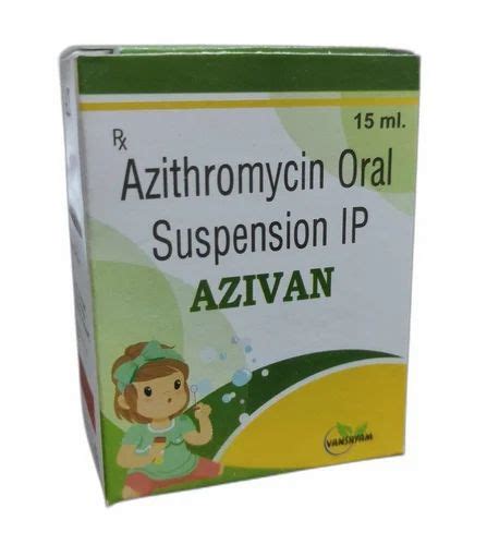 Azithromycin Oral Suspension 200mg Azivan 200 Susp Vanshyam Pharma