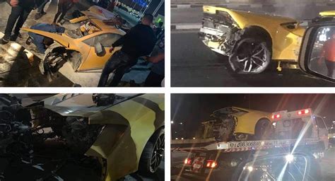 Lamborghini Crash Split In Half