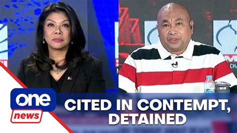 SMNI Hosts Celiz Badoy Cited In Contempt Detained YouTube