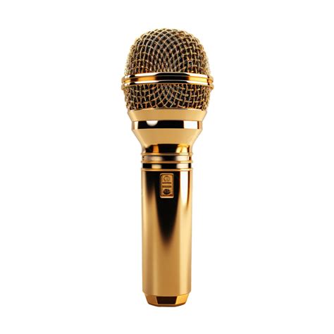 Microphone Golden Three Dimensional Microphone Microphone