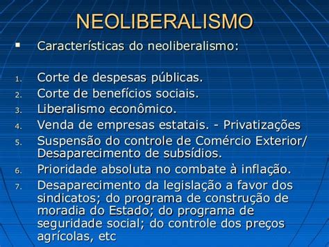 Neoliberalismo 77slides Prof Heraldo