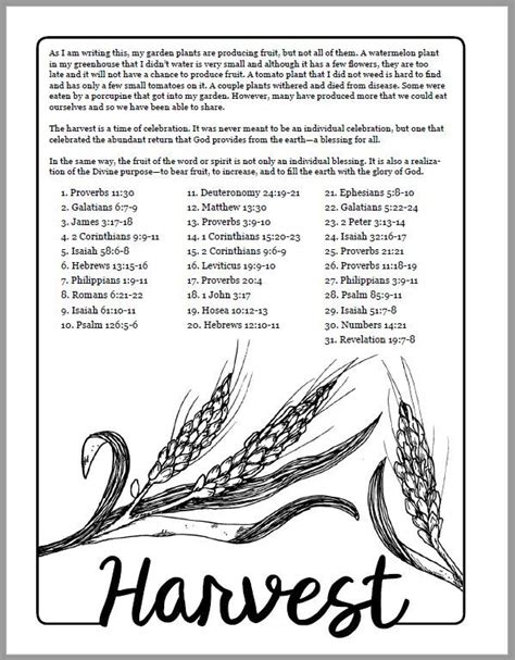 An Old Book Page With The Words Harvest Written In Black And White On