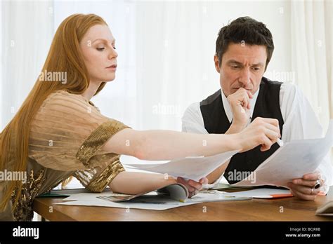 Fashion Designers In Meeting Stock Photo Alamy