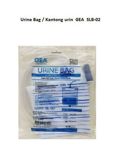 Urine Bag Kantong Urin GEA SLB 02