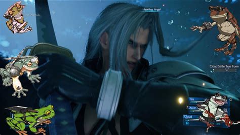 Final Fantasy Vii Remake Play As Sephiroth Vs Top Frogs Cloud Tifa