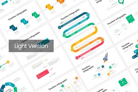 Timeline Process Infographic PowerPoint Template - Design Template Place