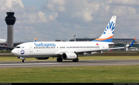 Aircraft Photo Of TC SPS Boeing 737 82R SunExpress AirHistory Net