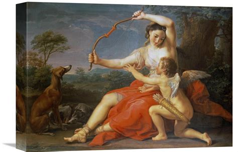 Global Gallery Diana Breaking Cupid By Pompeo Girolamo Batoni Print